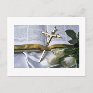 Postale Belle carte de poste de la Bible chrétienne