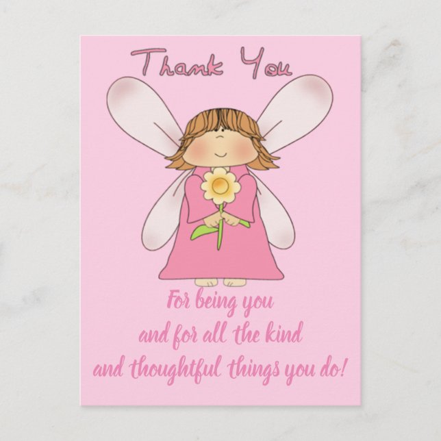 Postale BELLES EXPRESSIONS - Carte de remerciement (Devant)