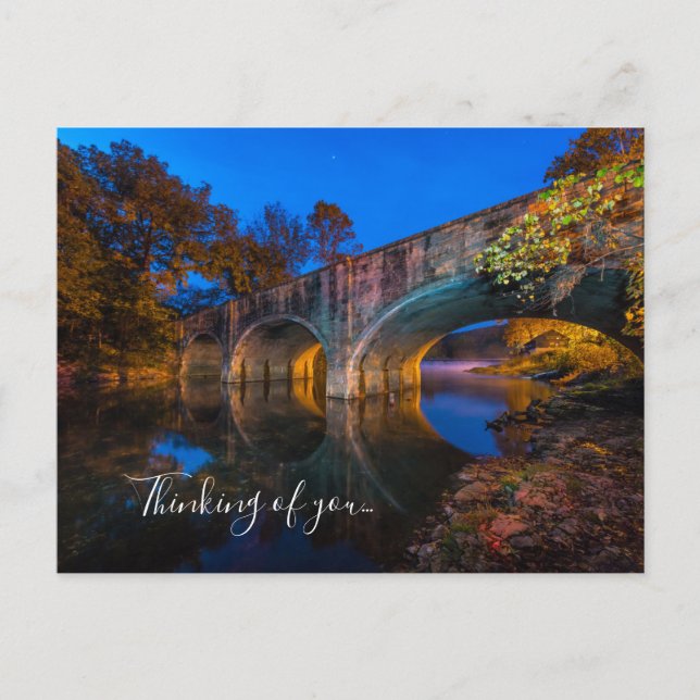 Postale Bennett Spring Bridge Twilight Thing U Carte posta (Devant)
