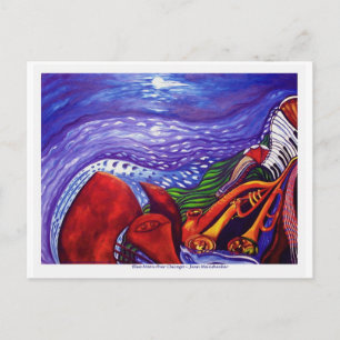 Postale Blue Moon sur Chicago POST CARTE