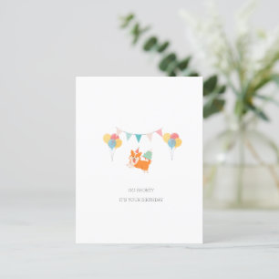 POSTALE BONJOUR D'ANNIVERSAIRE CARTE CORGI