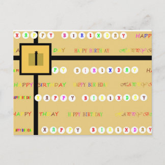 Postale Bonne carte cadeau d'anniversaire