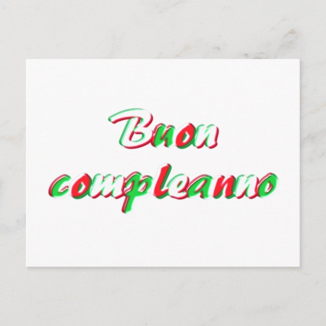 Postale Bonne carte d'anniversaire (Devant)