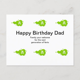 Postale Bonne carte de jour d'anniversaire pour un papa