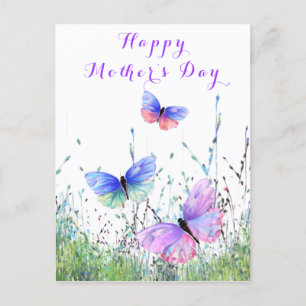 Postale Bonne carte mère's Day Papillons Flying Spring