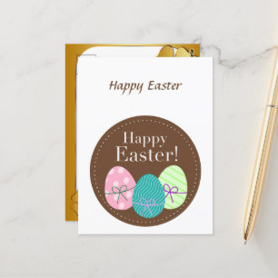 Postale Bonne carte Pâques mignonne