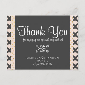 Postale Bright N Belle Carte de remerciements