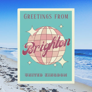 Postale Brighton Royaume-Uni Angleterre vacances Carte pos