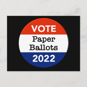 Postale Bulletin de vote Bulletin de vote 2022 Carte posta