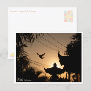 Postale Canggu Bali Temple du Lever du Soleil – Carte Post