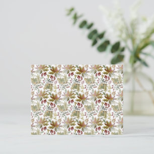 Postale Carte (10,8 x 14,2 cm) - Winter Pattern