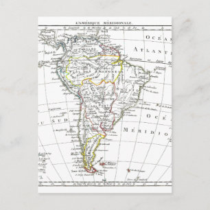 Postale Carte 1806 - L'Amérique Méridionale