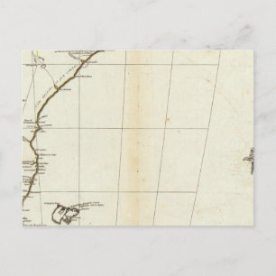 Postale Carte américaine gravée section sud