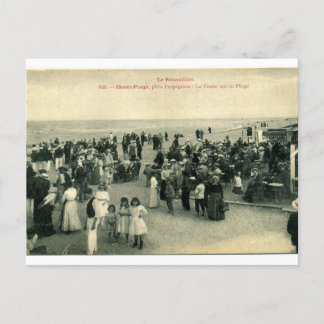 Postale carte ancienne "Canet plage 66 France"