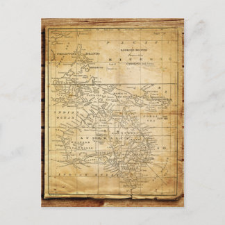 Postale Carte ancienne de l'Australasie