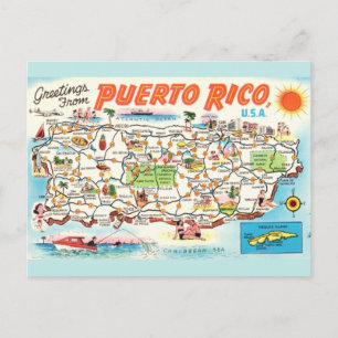 Postale Carte ancienne de Porto Rico