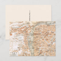 Carte ancienne de Prague