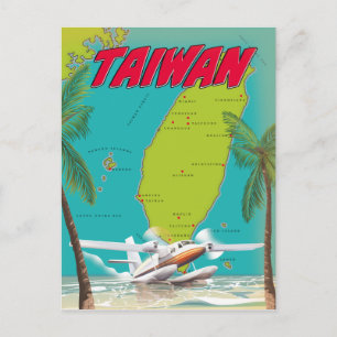 Postale Carte ancienne de Taïwan