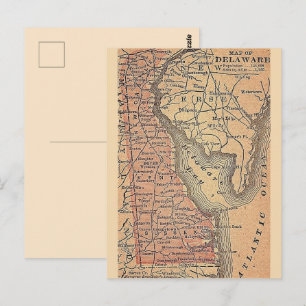Postale Carte ancienne du Delaware
