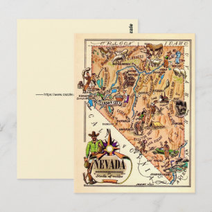 Postale Carte ancienne du Nevada