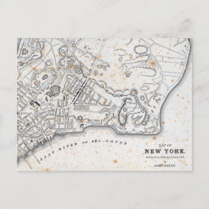 Postale Carte antique de New York