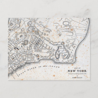 Postale Carte antique de New York