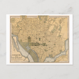 Postale Carte antique de Washington DC