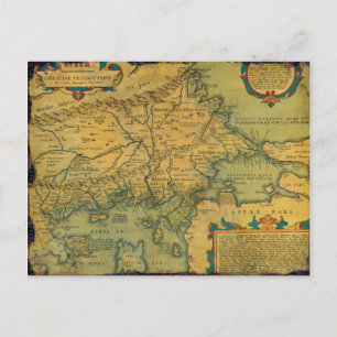 Postale Carte antique vintage de la Thrace Grèce Turquie E