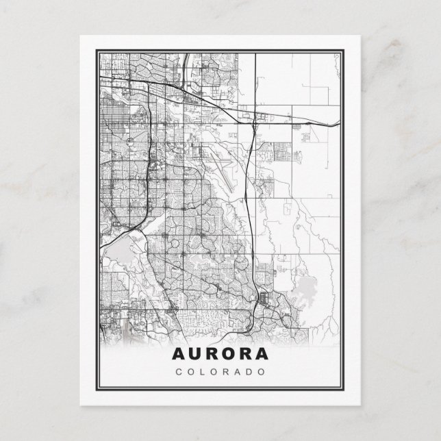 Postale Carte Aurora (Devant)