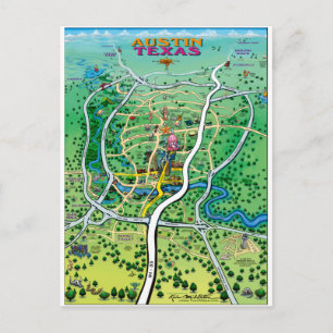 Postale Carte Austin