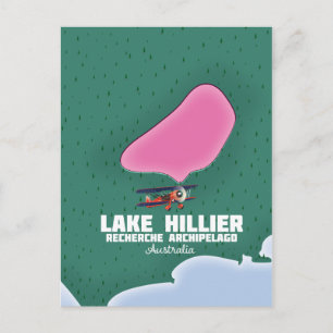 Postale Carte australienne du lac Hillier.