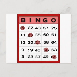 Postale carte bingo