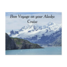 Carte Bon Voyage pour une croisière en Alaska