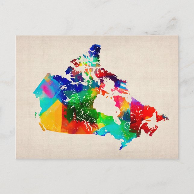 Postale Carte Canada (Devant)