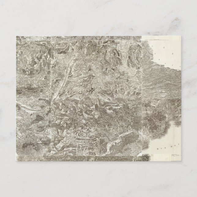 Postale Carte composite de la France (Devant)