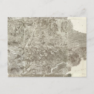 Postale Carte composite de la France