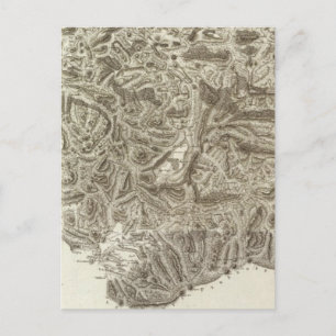 Postale Carte composite de la France