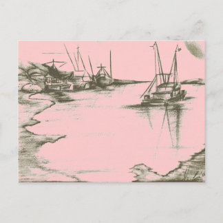 Postale Carte d'affiche Peint Peach Safe Harbor