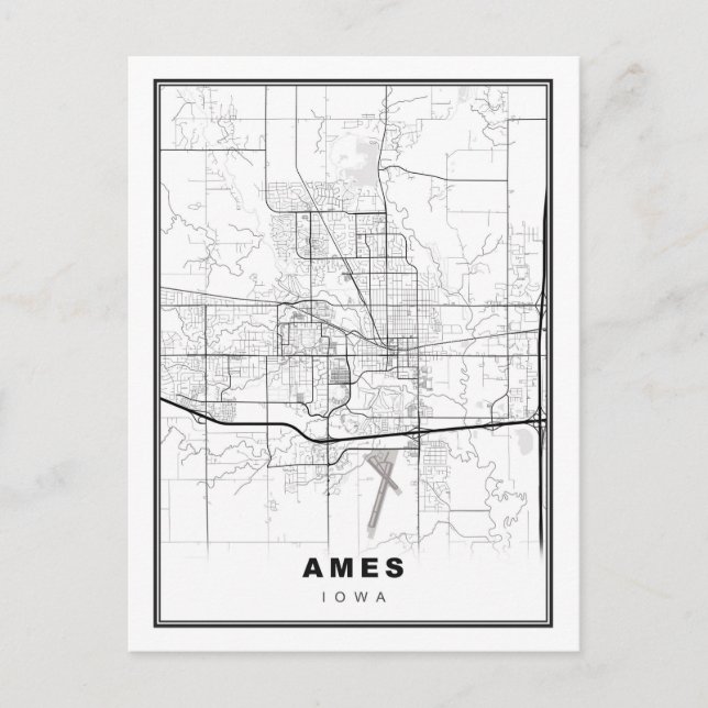 Postale Carte d'Ames (Devant)