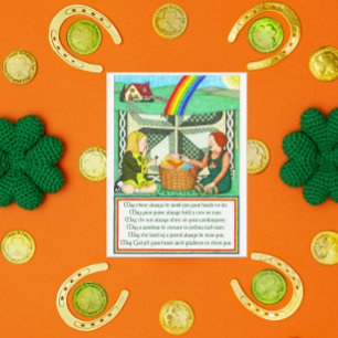 Postale Carte d'amitié irlandaise