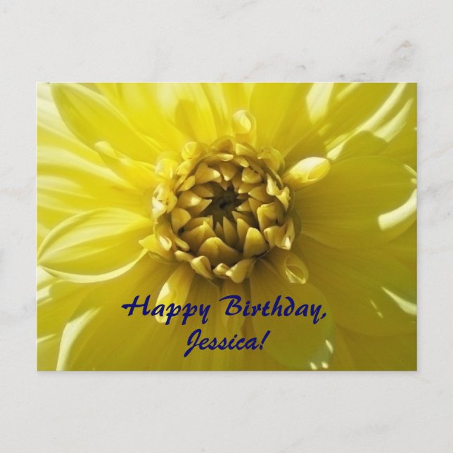 Postale Carte d'anniversaire (Devant)