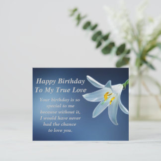 Postale Carte d'anniversaire