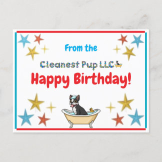 Postale Carte d'anniversaire