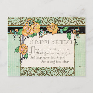 Postale Carte d'anniversaire