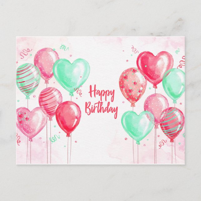 Postale Carte d'anniversaire (Make it simple send a birthday postcard!)