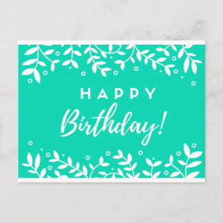 Postale Carte d'anniversaire