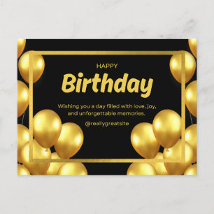 Postale Carte d'anniversaire 2025