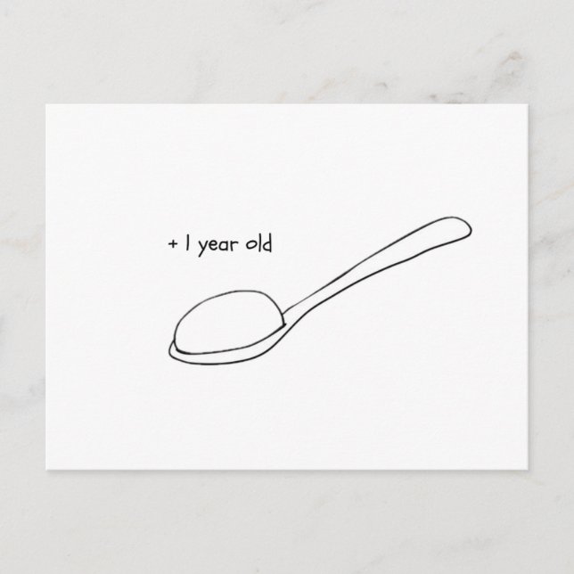 Postale carte d'anniversaire amusante (Devant)