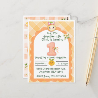 Postale Carte d'anniversaire Clementine Cutie premier anni