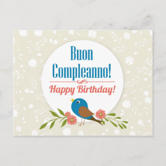 Postale Carte d'anniversaire italienne